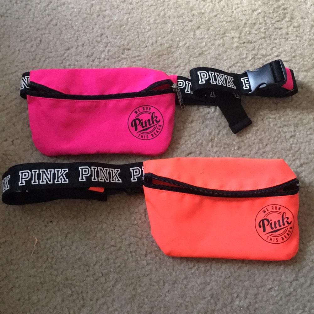 2 PINK Fanny Packs